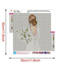 5D DIY Full Drill Diamond Painting Girl Embroidery Mosaic Craft Kits (W508)