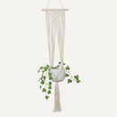 5 Pack Macrame Plant Hanger and 5 Pcs Hooks Indoor Outdoor Hanging Plant Ho