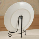 4x Metal Display Easel Stand Dish Plate Teacake Photo Holder Racks 4inch