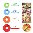 Durable Adjustable Rolling Pin With Dough Mat Dough Roller with 4 Removable FT