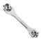 Metal Universal Multi-function Rotary Socket Wrench 8-in-1 Supplies 255x50mm