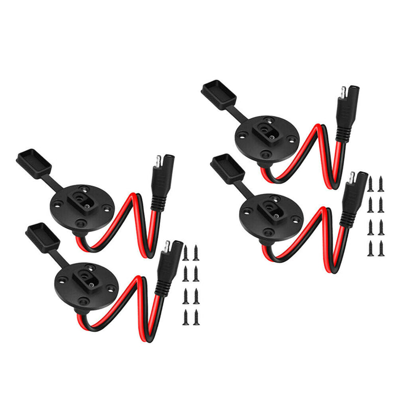 2x Solar Weatherproof SAE Socket Sidewall Port,SAE Quick