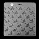 2pcs Clear Embroidery Drawing Quilting Templates & Stencils for Hand Crafts