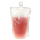 1X(100 Pcs Stand-Up Plastic Drink Bag Spout Pouch For Beverage Liquid Juice