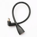 HDMI Extender Cable 270 Degree Angled Male to Female HD TV High Speed Black