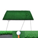 Backyard Golf Mat Residential Training Hitting Pad Practice Rubber Tee Hold BRC.