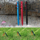 10Pcs Aluminum Alloy Tent Pegs Nails With Rope Lightweight Outdoor Camping