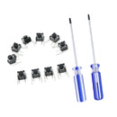 10Pcs RB LB Bumper Button Tactile Switch + Tools For Xbox One 360 Controller