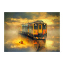 5D DIY Full Drill Diamond Painting Cross Stitch Embroidery (Sunset Train)