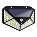 1pc 100LED Solar Motion Sensor Wall Light Waterproof Yard Security Lamp SN9F