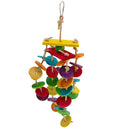 Wooden Bird Standing, Swinging and Climbing Toys for Medium Parrots and Birds