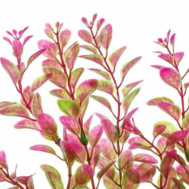 46cm Green Underwater Water Plastic Plant for Aquarium Fish Tank Ornament D P2X9