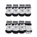 2Set Elastic Pet Puppy Socks Protect Pets Paw Non-slip Bottom Gifts Size S+L