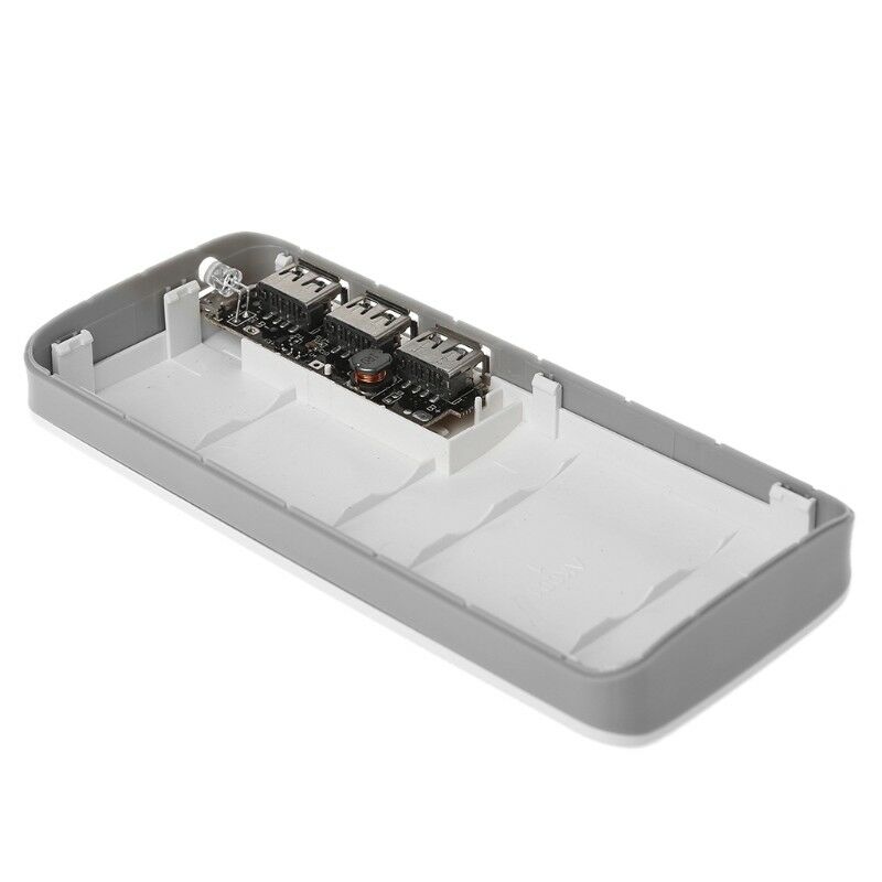 5V 2.1A 3 USB Power Bank Charger Step Up Boost Module + 18650 Li-ion Shell Kits