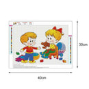 5D DIY Full Drill Diamond Painting Children Day Cross Stitch Embroidery Kit