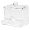 Cotton Swab Storage Dispenser Clear Cotton Ball Swab Holder Cotton Bud Stor