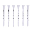 50PCS Professional Golf Tees 83mm White Golf Wood Tee Scale Golf TeesJ@V