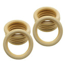 10 pcs Natural Wooden Ring Jewelry Making Unfinished DIY crafts 70 mm C8X8