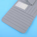 Grey Car Sun Visor Pouch CD Cards Glasses Tickets Holder Pocket Tidy Organizer