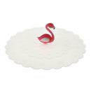 Transparent Bird Dust Proof Silicone Glass Cup Cover Suction Seal Lid Cap