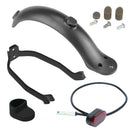 Electric Scooter Rear Fender Support Taillight Set for M365 Scooter (Black)