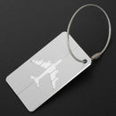New Aluminium Travel Luggage Baggage Tag Suitcase Identity Address Name Lab E2D1