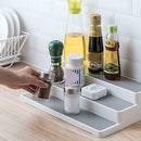 3 Tier Shelf Jar Rack Holder Cupboard Organiser Layered Storage Rack