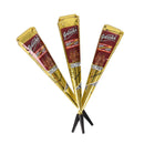 3pc dark red instant herbal henna cones temporary tattoo kit body art paint LJ