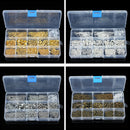 2 Boxes of 580pcs/box Jewelry Making Findings Kit Jewelry Making Starter Kit