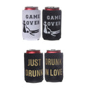 4pcs Set Funny Beer Water Bottle Can Cooler Holder Sleeve Party Favor