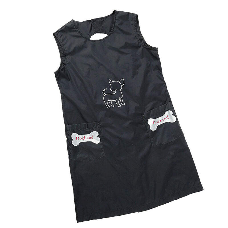 2pcs Pet Grooming Apron Nylon Pet Shop Work Clothing for Dog Groomers Large