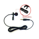 3.5mm Jack Clip-on Lapel Mini Lavalier Microphone Mic For Smart Cell Phone