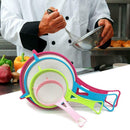 4Pcs Plastic Kitchen Strainer Flour Sieve Sifter Colander Filter Funnel Separate