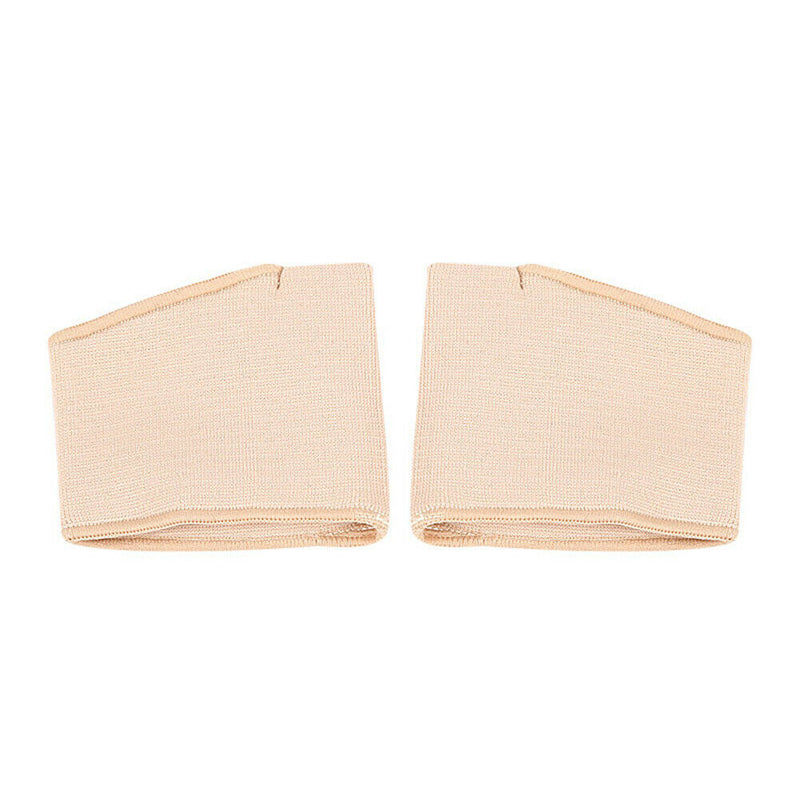 2pcs Hallux Valgus Toe Bandages Separators Thumb Straightener (M/L)(Beige)