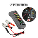 Car Digital Battery Load Tester Alternator Vehicle Battery Analyzer With 2 Clips