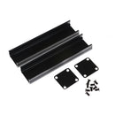 100*25*25mm Extruded PCB Aluminum Box Black Enclosure Electronic Project Case  Z