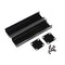 100*25*25mm Extruded PCB Aluminum Box Black Enclosure Electronic Project Case  Z