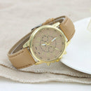 Fashion Women Casual Watch Cat Dial Leather Analog Quartz Wrist Watches EIT KID