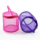 DIY Craft Nylon Yarn Case Organizer Storage Baskets Knitting Yarn Round Bag I2X5