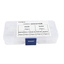 250Pcs White Nylon Washer Flat Washer Assortment Kit M2 M2.5 M3 M4 M5 M6 M8