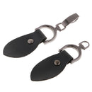 1 Pair Handmade Leather Toggle Buttons Coats Trench Duffle Jackets Fasteners