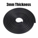 1M Black Silicone Vacuum Hose ID 5/32"(4mm) Racing Tube Thickness 3mm fds ASDFAS