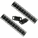 50Ã—Plastic Side Release Buckles For Webbing Pet Collar 3\8,Inch Clips Strap I3R0