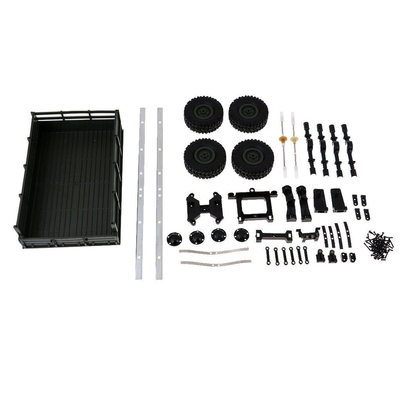 For WPL B16 RC Military Truck upgrade KIT DIY 1:16 Car Buggy 4WD Assemble B
