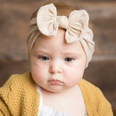 8pcs Infants Cotton Bowknot Wide-brimmed Hairbands Child Baby Hair Supplies
