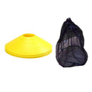 10pcs Yellow Soccer Agility Training Disc Cones Markers with Storage Bag
