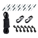Marine Kayak Canoe  Deck Kit 8 Feet Tie Down Rope for Securing Accessory