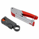 New Multitool Wire Stripping Squeezing Pliers Coaxial Cable Cold Press Clam