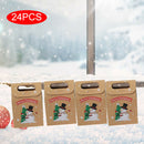 24pcs/set Gift Wrapping Bags Craft Paper Reusable Christmas Party Handheld