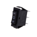 5pcs x AC 10A/250V 15A/125V 3Pin SPDT ON-OFF-ON 3 Position Boat Rocker Switch JR